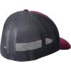 Columbia Unisex Adult PFG Logo Mesh Ball Cap(Red Jasper/City Grey)
