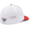 Columbia Unisex Adult PFG Logo Mesh Ball Cap(Red Spark/Alabama Flag)
