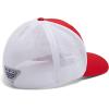 Columbia Unisex Adult PFG Logo Mesh Ball Cap(Red Spark/White/US Fish)