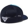 Columbia Unisex Adult PFG Logo Mesh Ball Cap(Riptide/Collegiate Navy/Offshore Slam Flag)