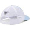 Columbia Unisex Adult PFG Logo Mesh Ball Cap(Sail  Vivid Blue  Fish Flag Fade)