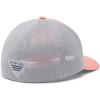 Columbia Unisex Adult PFG Logo Mesh Ball Cap(Salmon)