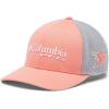 Columbia Unisex Adult PFG Logo Mesh Ball Cap(Salmon)