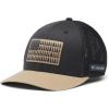 Columbia Unisex Adult PFG Logo Mesh Ball Cap(Shark/British Tan)