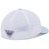 Columbia Unisex Adult PFG Logo Mesh Ball Cap(Spring Blue/White/Mid Atlantic Flag)