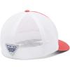 Columbia Unisex Adult PFG Logo Mesh Ball Cap(Sunset Red/Collegiate Navy)