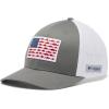 Columbia Unisex Adult PFG Logo Mesh Ball Cap(Titanium/White)