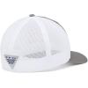 Columbia Unisex Adult PFG Logo Mesh Ball Cap(Titanium/White)