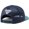 Columbia Unisex Adult PFG Logo Mesh Ball Cap(Tranquil Teal  Collegiate Navy)