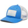 Columbia Unisex Adult PFG Logo Mesh Ball Cap(Vivid Blue/Cool Grey)