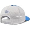 Columbia Unisex Adult PFG Logo Mesh Ball Cap(Vivid Blue/Cool Grey)