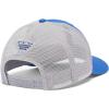Columbia Unisex Adult PFG Logo Mesh Ball Cap(Vivid Blue/Cool Grey)