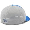 Columbia Unisex Adult PFG Logo Mesh Ball Cap(Vivid Blue/Cool Grey/Us Fish Flag)