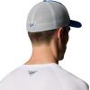 Columbia Unisex Adult PFG Logo Mesh Ball Cap(Vivid Blue/Cool Grey/Us Fish Flag)
