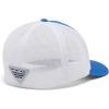 Columbia Unisex Adult PFG Logo Mesh Ball Cap(Vivid Blue/White/US Fish Flag)