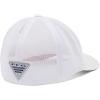 Columbia Unisex Adult PFG Logo Mesh Ball Cap(White  Vivid Blue  Usa Flag)