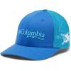 Columbia Unisex Adult PFG Logo Mesh Ball Cap(White/Atoll/Marlin)