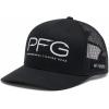 Columbia Unisex PFG Fischflagge Mesh Ballkappe – Hoch Cap(Black/Silver Pfg)