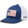 Columbia Unisex PFG Fischflagge Mesh Ballkappe – Hoch Cap(Carbon/Trout Flag)