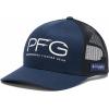 Columbia Unisex PFG Fischflagge Mesh Ballkappe – Hoch Cap(Collegiate Navy/White Pfg)
