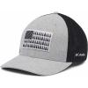 Columbia Unisex PFG Fischflagge Mesh Ballkappe – Hoch Cap(Columbia Grey Heather/Black)