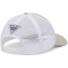 Columbia Unisex PFG Fischflagge Mesh Ballkappe – Hoch Cap(Fossil/White/Fish Flag)