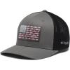 Columbia Unisex PFG Fischflagge Mesh Ballkappe – Hoch Cap(Titanium/Black)