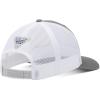 Columbia Unisex PFG Fischflagge Mesh Ballkappe – Hoch Cap(Titanium/White)
