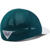 Columbia Unisex PFG Fischflagge Mesh Ballkappe – Hoch Cap(White/Aegean Blue/Fade Fish Flag)