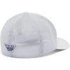 Columbia Unisex PFG Fischflagge Mesh Ballkappe – Hoch Cap(White/Cool Grey/Bass Flag)