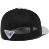Columbia Unisex-Adult PFG Leather Fish Flag Mesh Ball CapCap(Cool Grey Heather/Black)