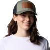 Columbia Unisex-Adult PFG Leather Fish Flag Mesh Ball CapCap(Cypress/Shark)