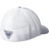 Columbia Unisex-Adult PFG Leather Fish Flag Mesh Ball CapCap(Sail Heather/White)