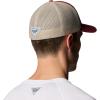 Columbia Unisex-Adult PFG Patch Mesh Ball Cap(Dusty Crimson/Fossil/Redfish Shine)