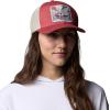 Columbia Unisex-Adult PFG Patch Mesh Ball Cap(Dusty Crimson/Fossil/Redfish Shine)
