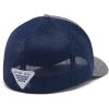 Columbia Unisex-Adult PFG Patch Mesh Ball Cap(Grill Heather/Collegiate Navy/on the Line)