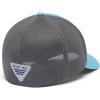 Columbia Unisex-Adult PFG Patch Mesh Ball Cap(Vintage Blue/Redfish Shine)