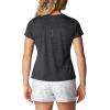 Columbia Womens Alpine Chill Zero Short Sleeve TeeT-Shirt(Black Heather)