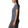 Columbia Womens Alpine Chill Zero Short Sleeve TeeT-Shirt(Nocturnal Heather)