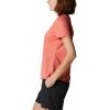Columbia Womens Alpine Chill Zero Short Sleeve TeeT-Shirt(Red Hibiscus Heather)