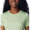 Columbia Womens Alpine Chill Zero Short Sleeve TeeT-Shirt(Sage Leaf Heather)