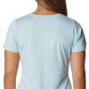 Columbia Womens Alpine Chill Zero Short Sleeve TeeT-Shirt(Spring Blue Heather)