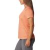 Columbia Womens Alpine Chill Zero Short Sleeve TeeT-Shirt(Sunset Orange Heather)