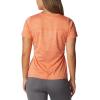 Columbia Womens Alpine Chill Zero Short Sleeve TeeT-Shirt(Sunset Orange Heather)