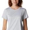 Columbia Womens Alpine Chill Zero Short Sleeve TeeT-Shirt(White Heather)