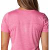 Columbia Womens Alpine Chill Zero Short Sleeve TeeT-Shirt(Wild Geranium Heather)