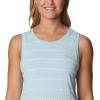 Columbia Women’s Anytime Knit Tank(Spring Blue Stripe)