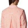 Columbia Womens Camp Henry™ Iii Ls Shirt(Coral Reef Gingham)