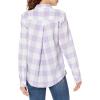 Columbia Womens Camp Henry™ Iii Ls Shirt(Frosted Purple/Buffalo Check)