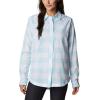 Columbia Womens Camp Henry™ Iii Ls Shirt(Spring Blue/Buffalo Check)